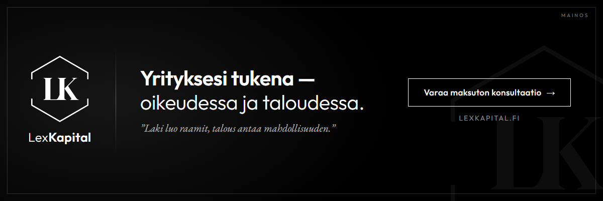 Lex Kapital – liikejuridiikka, talous ja rahoitus yrityksille