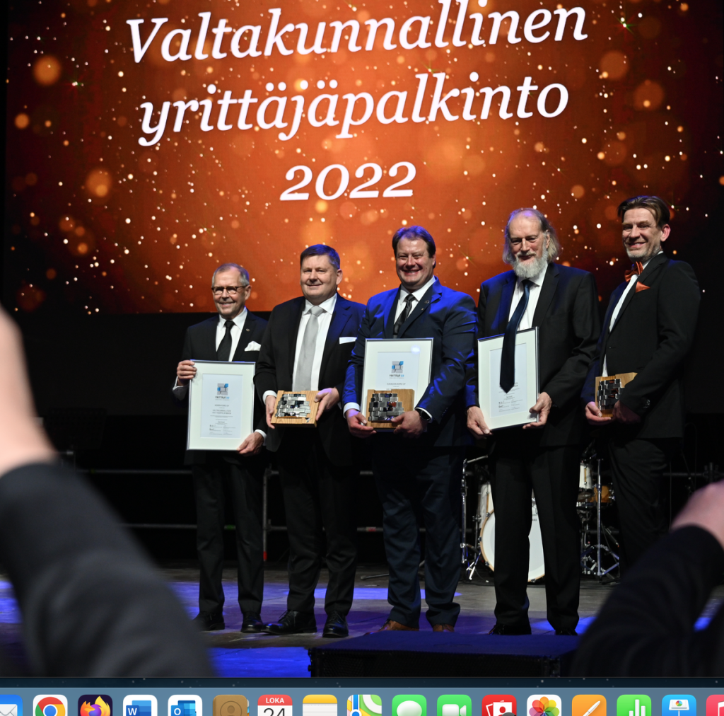 Valtakunnalliset yrittäjäpalkinnot 2022