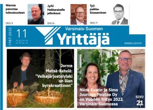 Varsinais-Suomen Yrittäjä -lehti 11, 2022