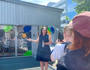 Siirrettävä pyörätalli aukesi Kupittaalle 20.6.2023